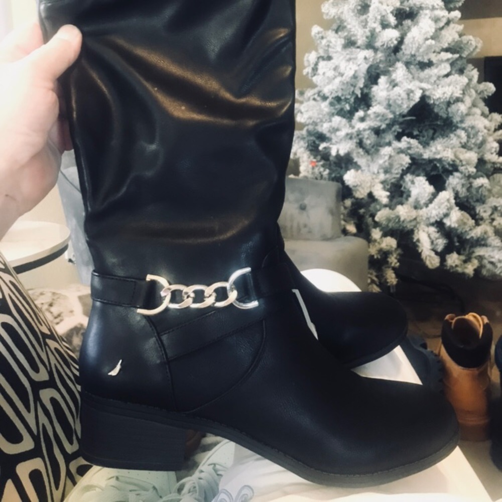 Nautica New! Women’s Tall Full Zip Boots, NWOT